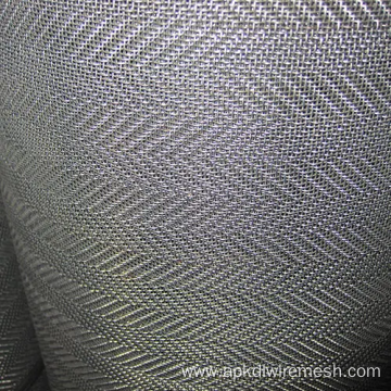 SS302 Stainless Steel Twilled Weave Mesh